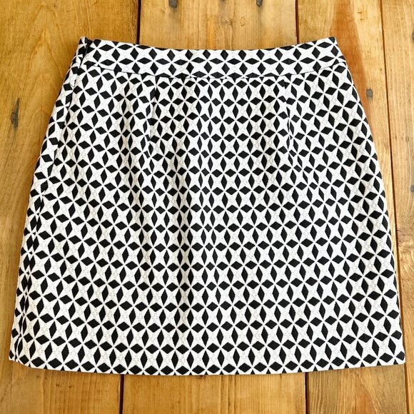 Banana Republic Woven Mini Star Pencil Skirt Nordic‎ Size 4 - Picture 1 of 6